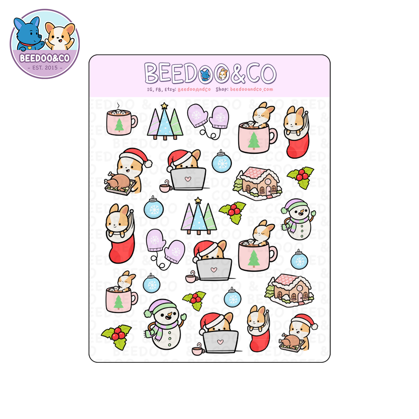 NEW* Miso Christmas 2024 Planner Stickers
