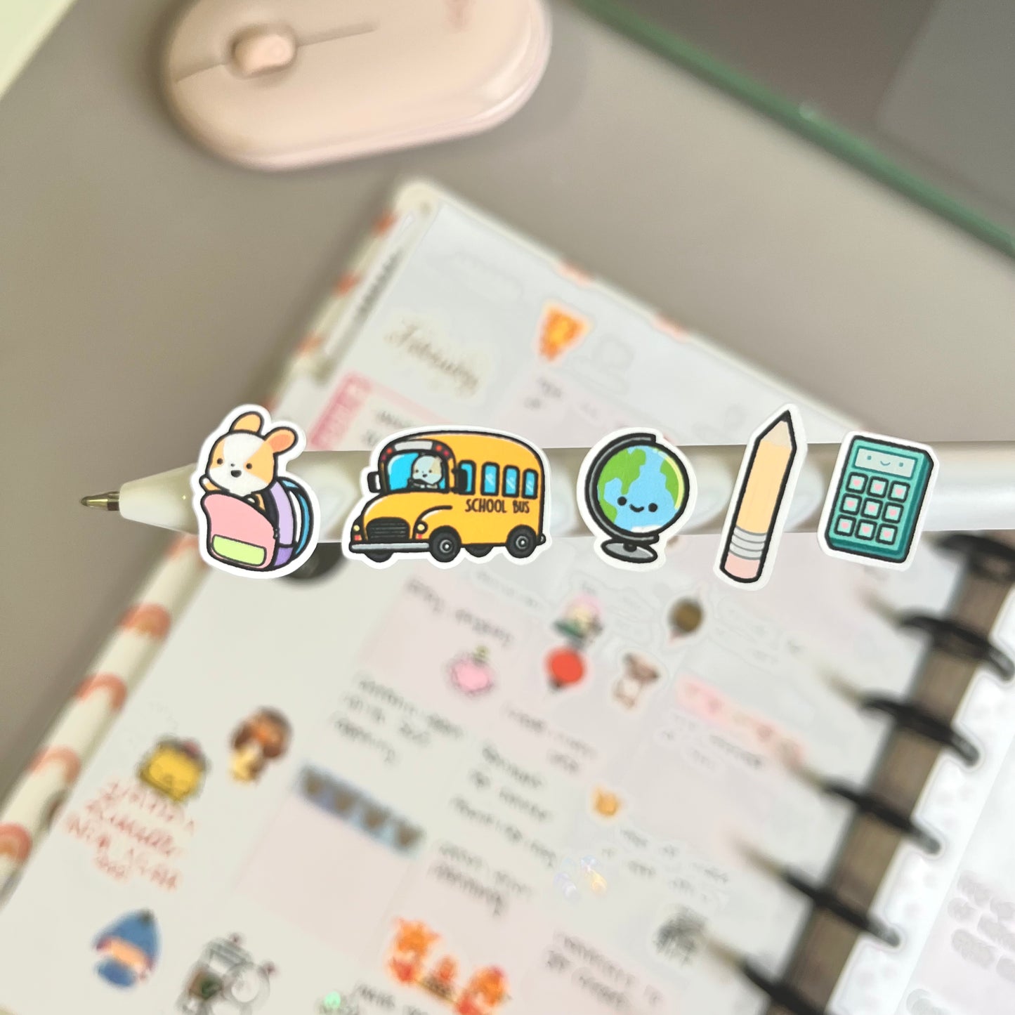 School Themed Planner Stickers