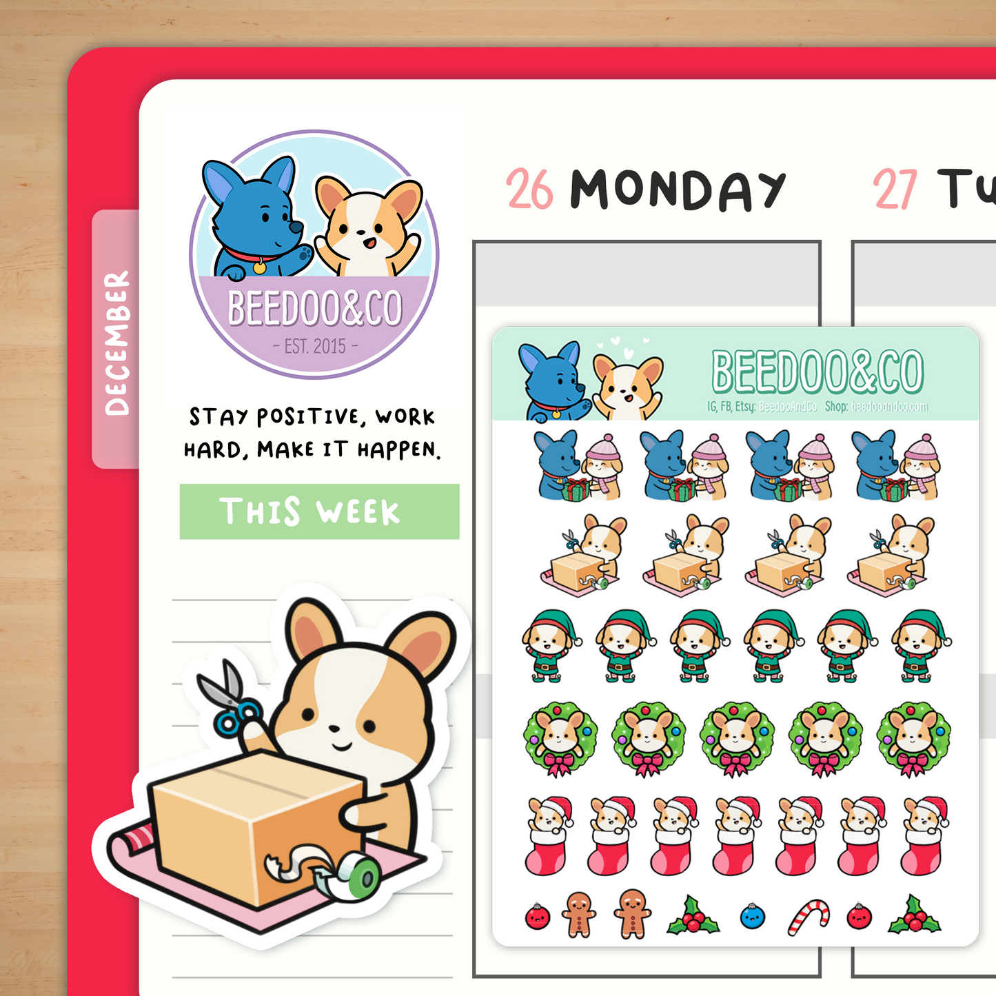 Christmas Sticker Sheet 1