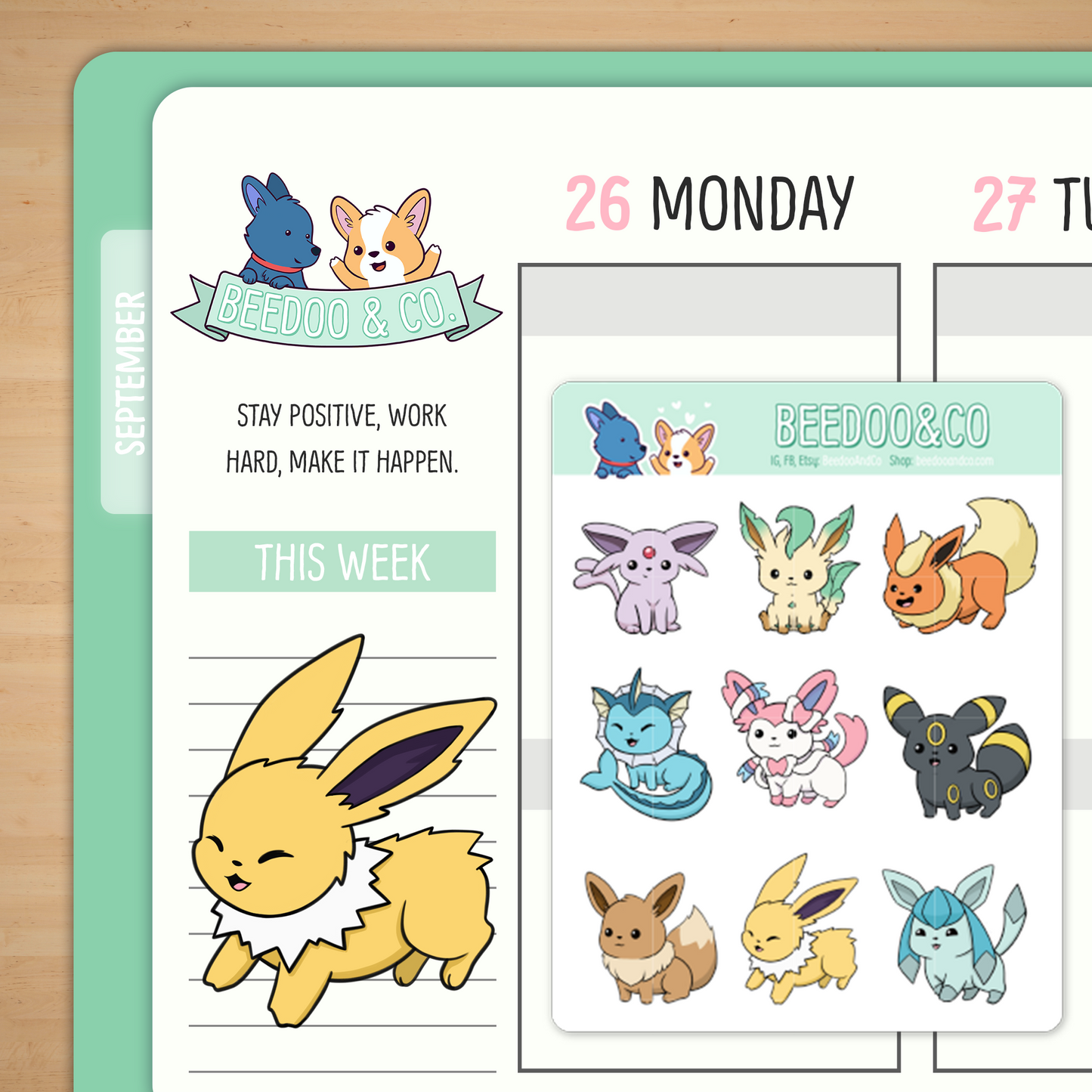 Evolution Doggos Planner Stickers