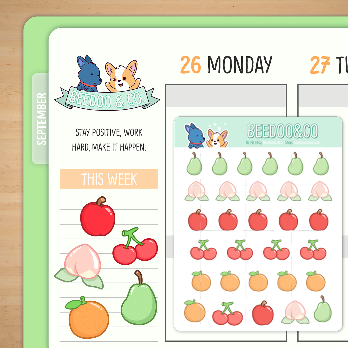 Animal Island Fruit Stickers