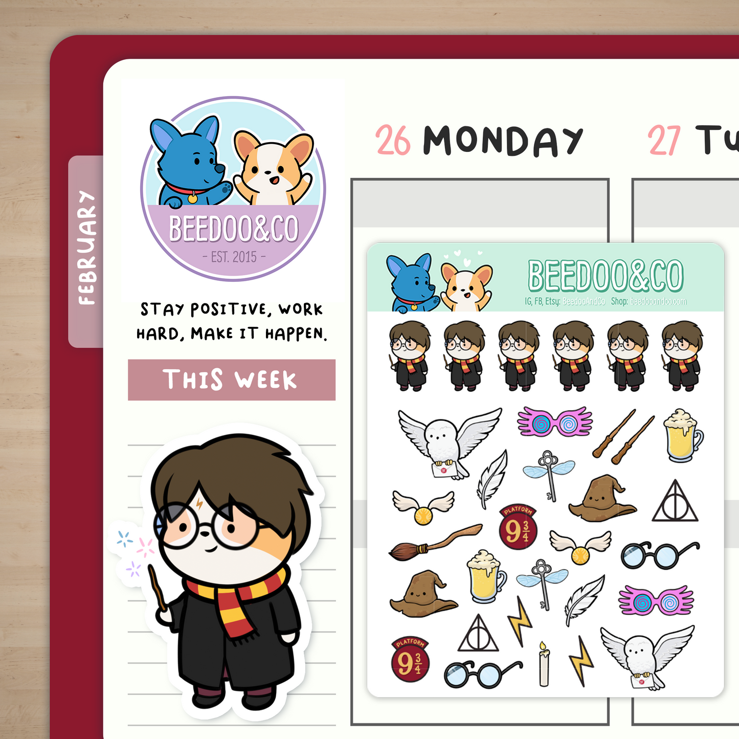 Wizarding World Planner Stickers
