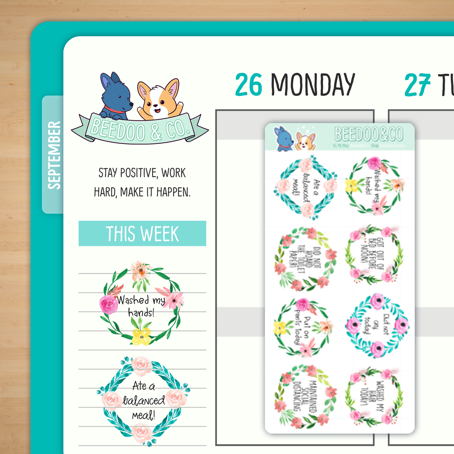 Quarantine Adulting Awards Planner Stickers