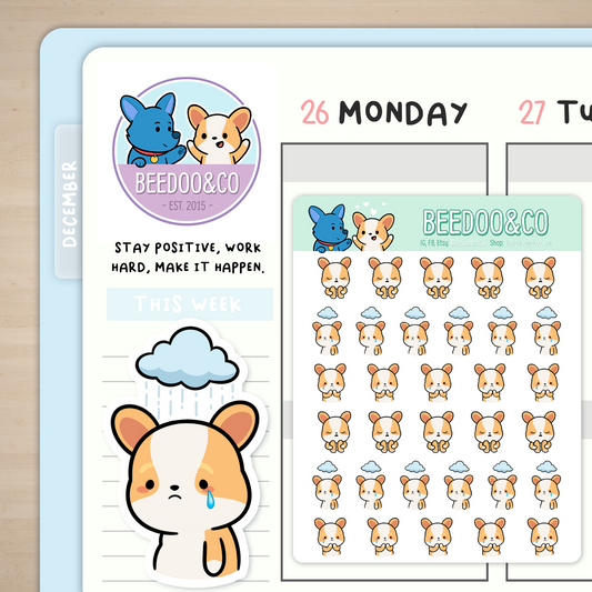Anxiety, Depression, and Stress Planner Sticker