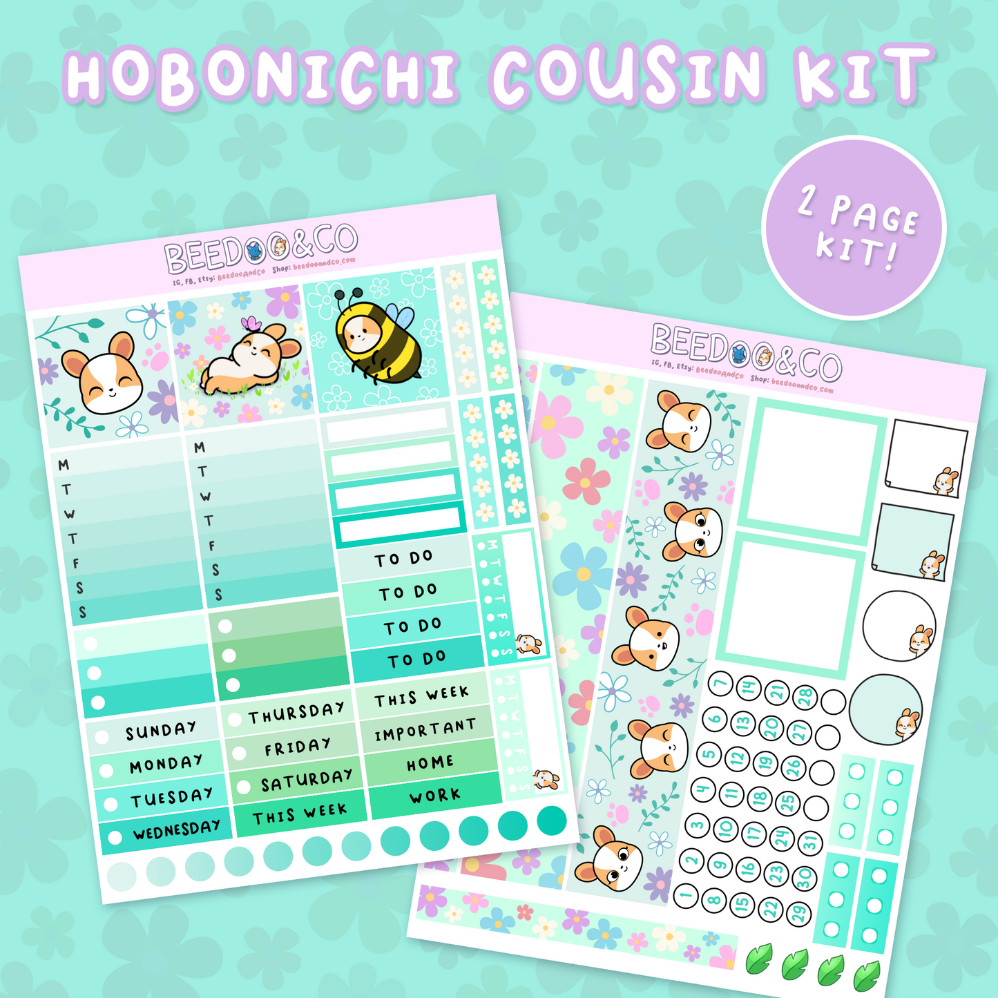 Hobonichi Cousin Summer Kit