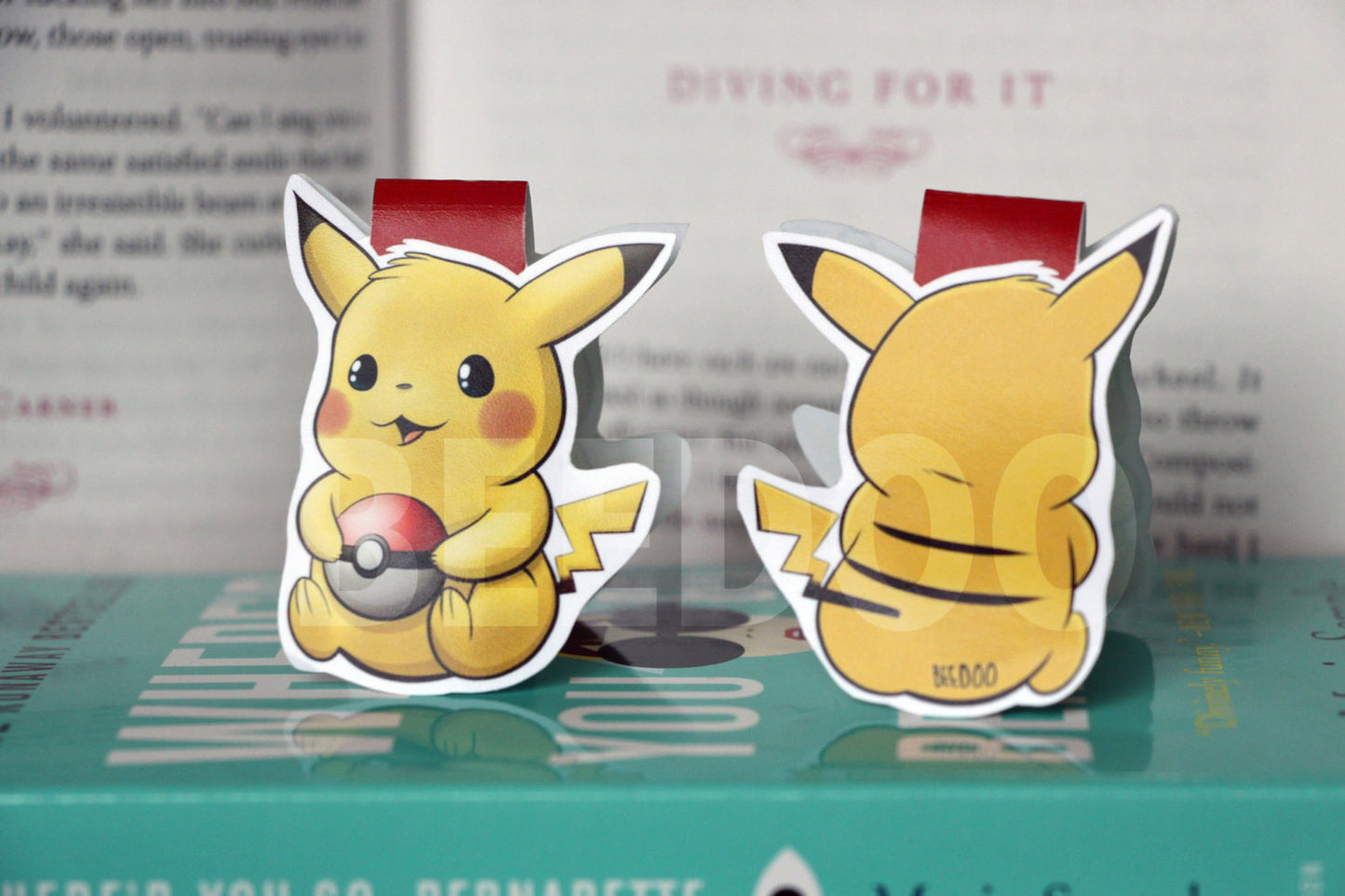 Yellow Mouse Pocket Monster Magnetic Bookmark