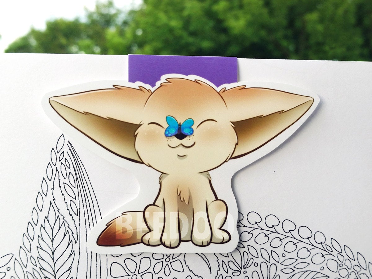 Fennec Fox Magnetic Bookmark