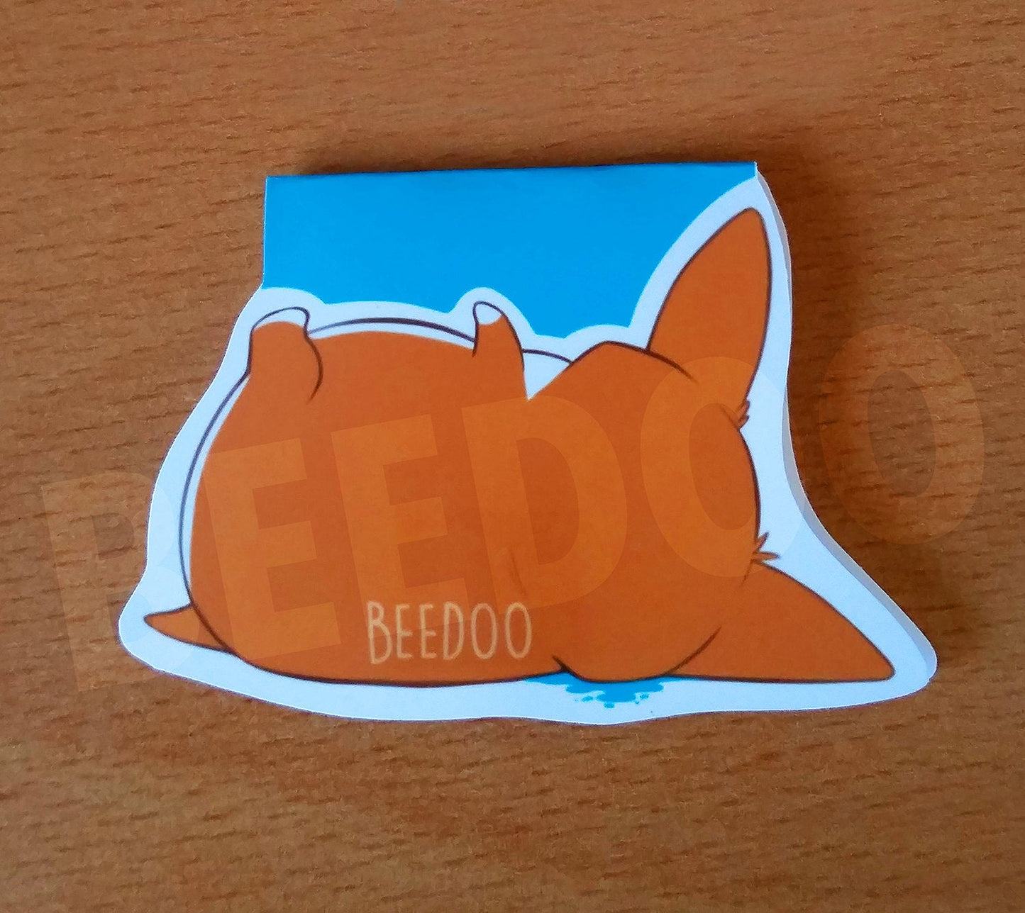 Cute little sleeping corgi bookmark