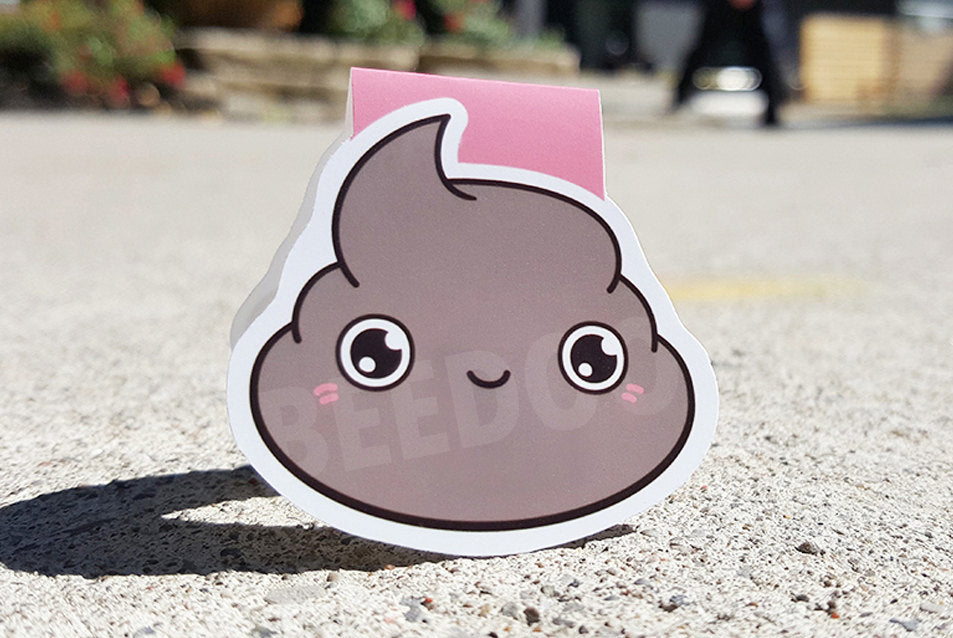 Poop Magnetic Bookmark