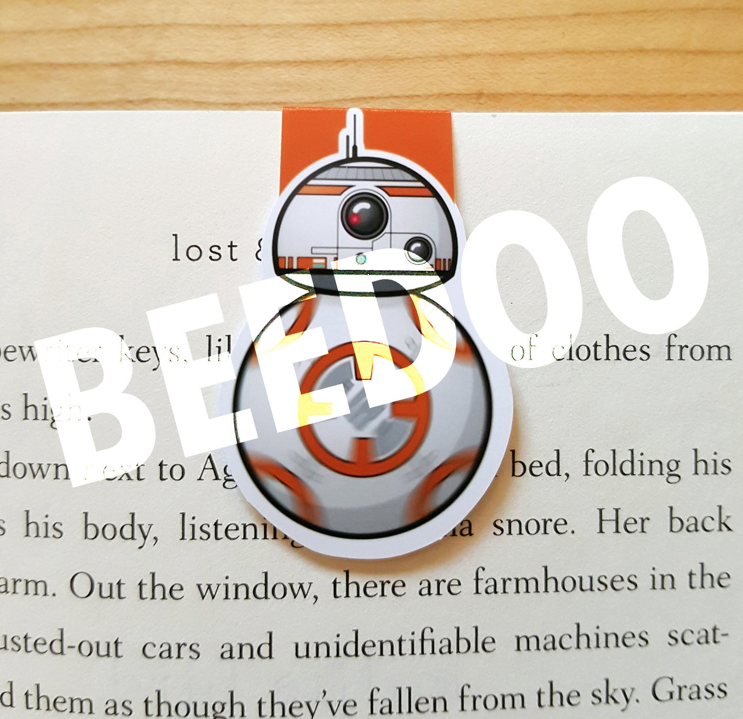 Round Galactic Robot Magnetic Bookmark (Mini)