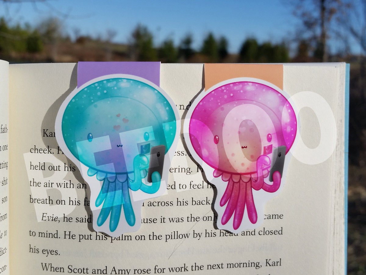 Sea Creatures Magnetic Bookmarks