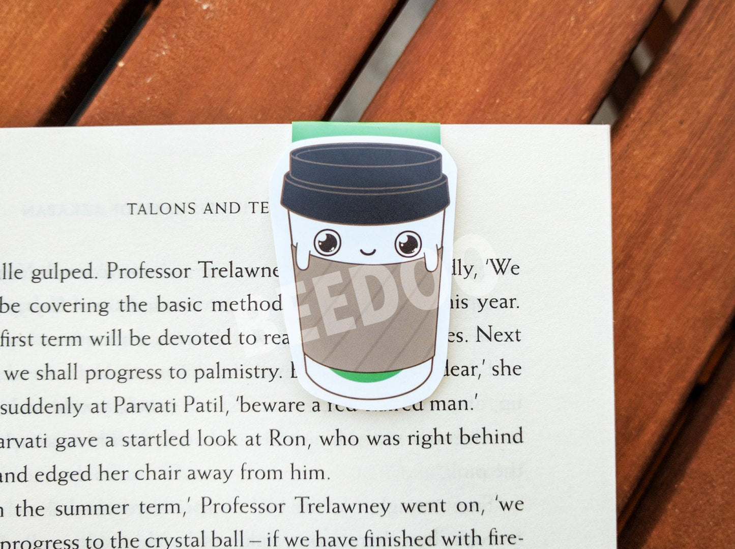 Cute Coffee Paper Cup Magnetic Bookmark