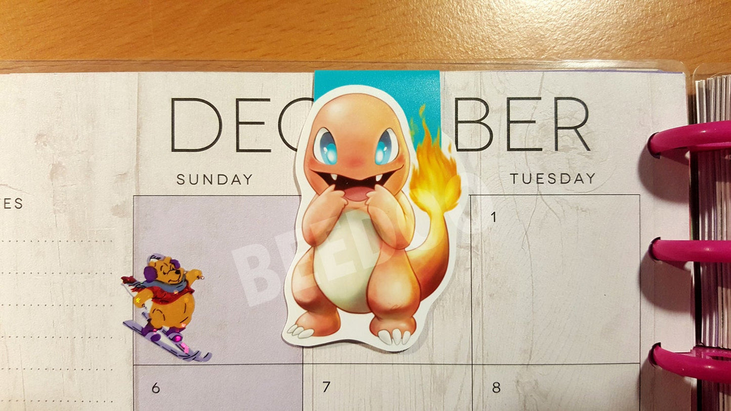 Pocket Monster Original Starters Magnetic Bookmark Set