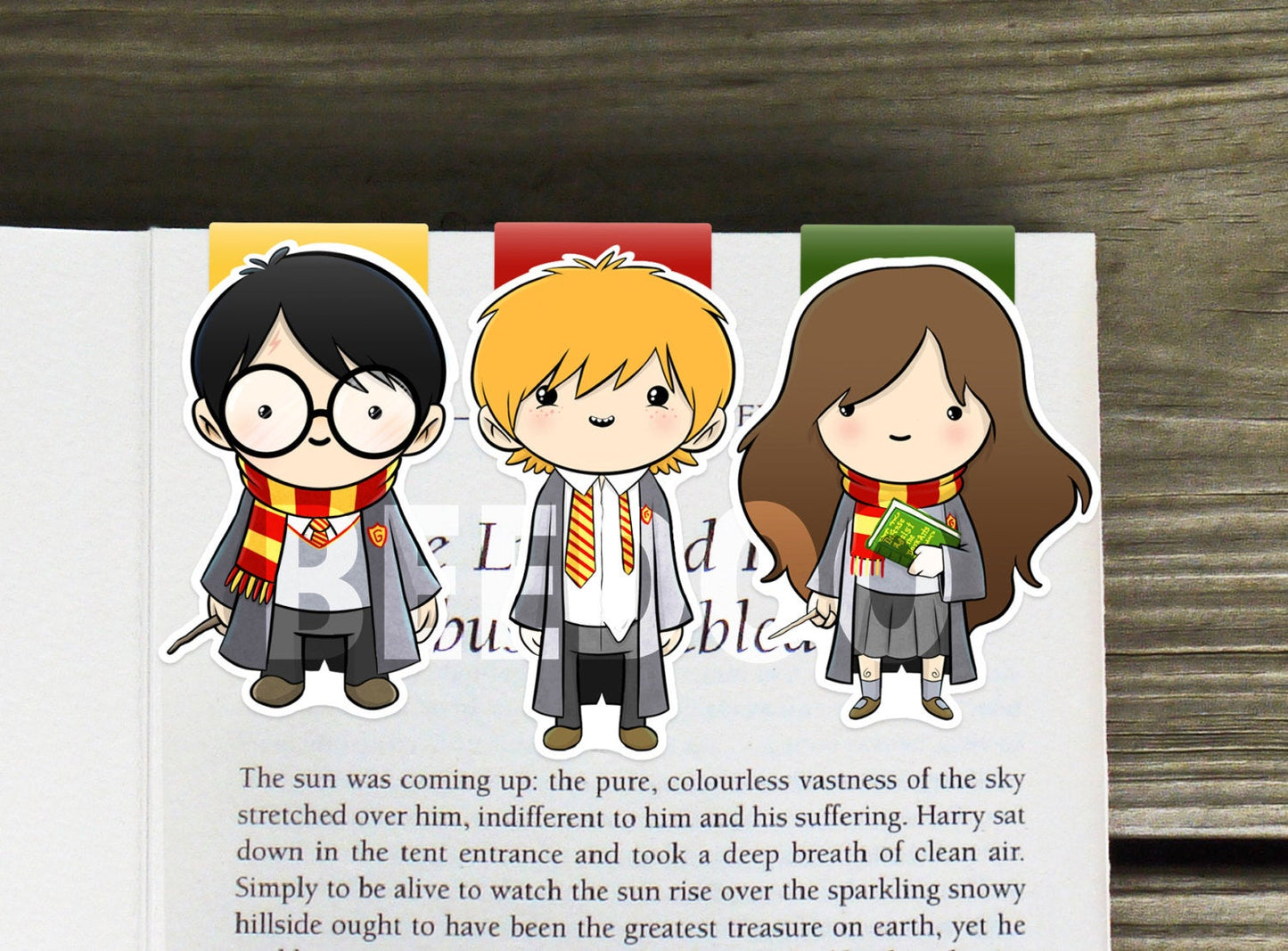 Trio Of Wizards Magnetic Bookmark Set 1.0