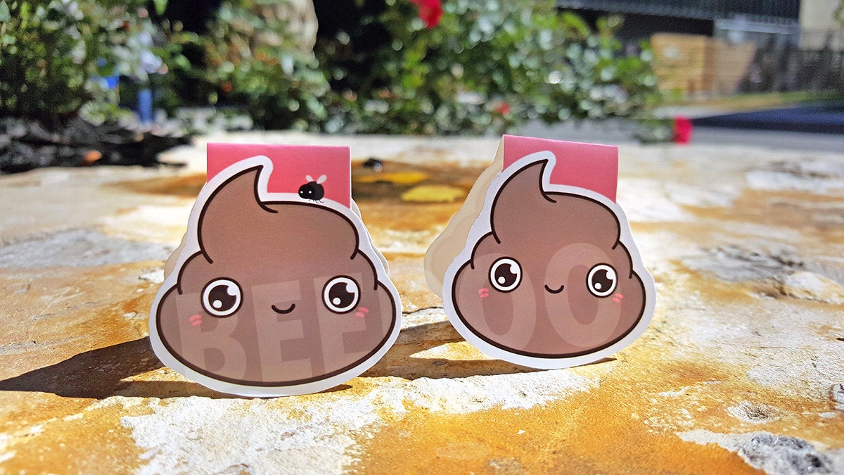 Poop Magnetic Bookmark