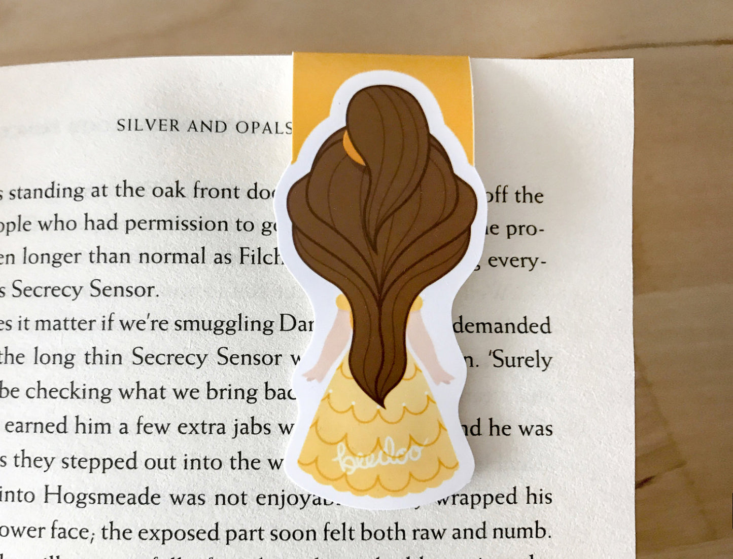 Beauty Princess Magnetic Bookmark