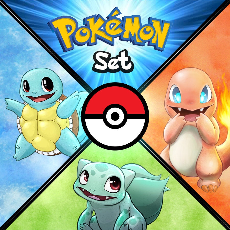 Pocket Monster Original Starters Magnetic Bookmark Set