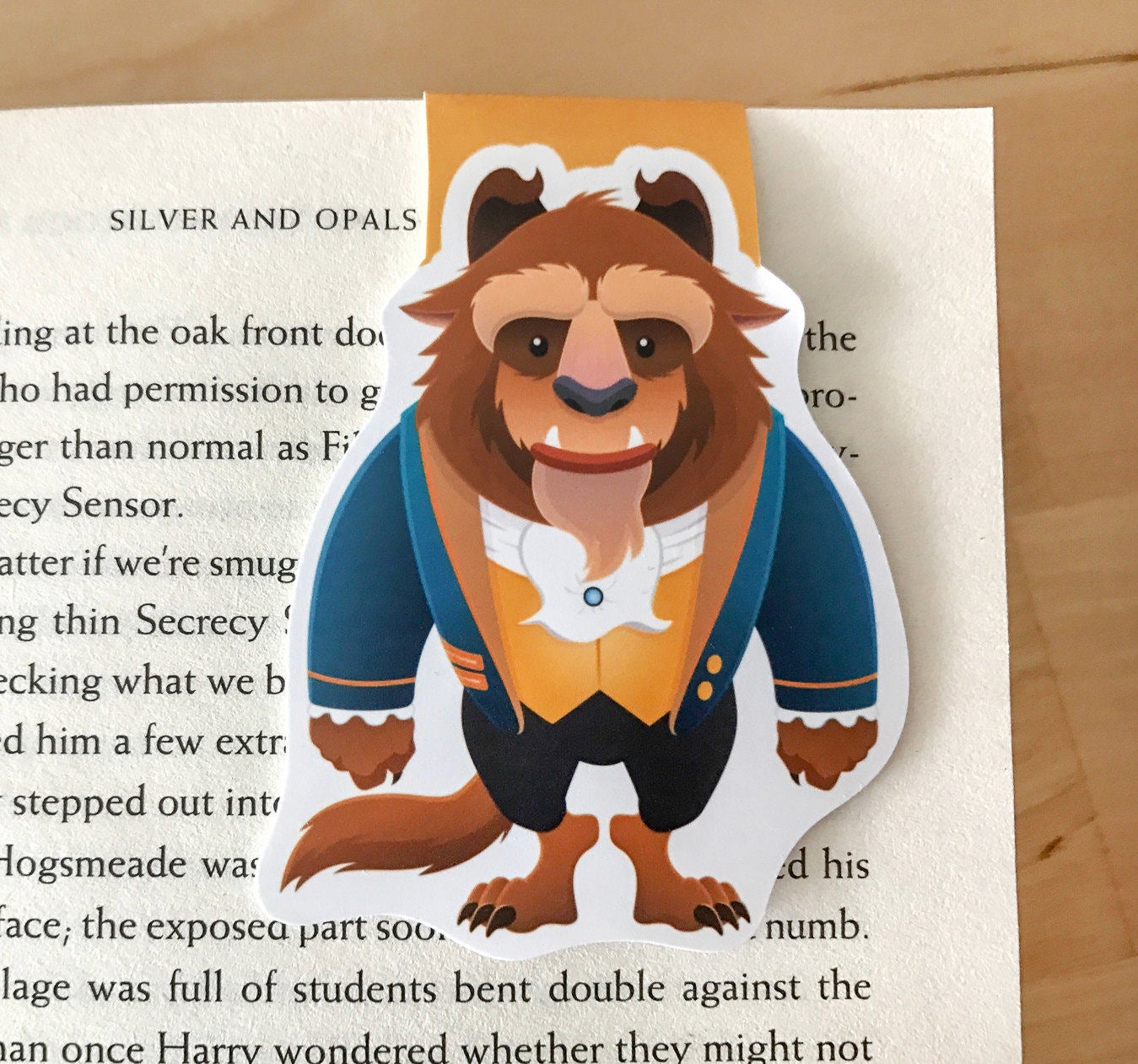 Beauty And Beast Magnetic Bookmarks Set