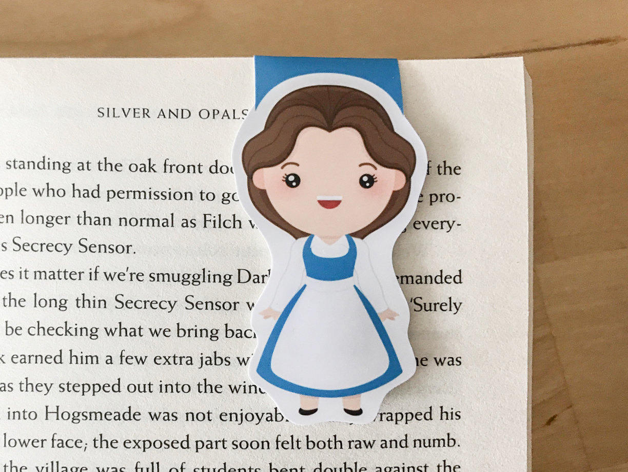 Beauty And Beast Magnetic Bookmarks Set