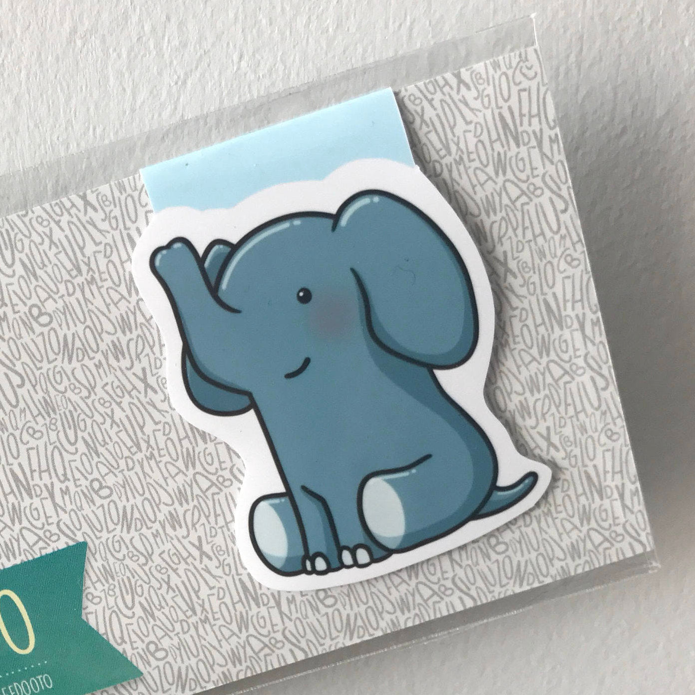 Elephant Magnetic Bookmark