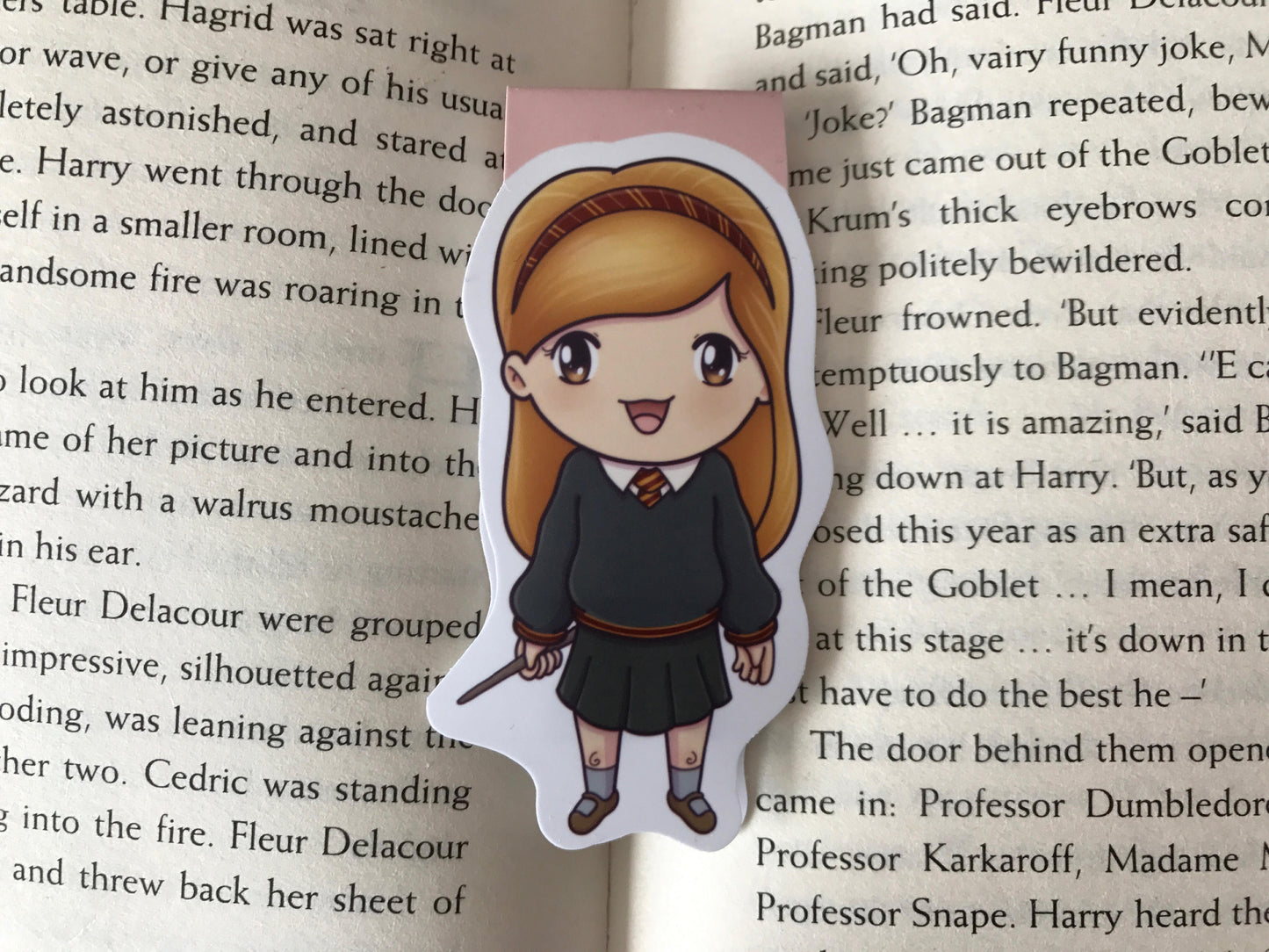 Red Headed Wizard Magnetic Bookmark