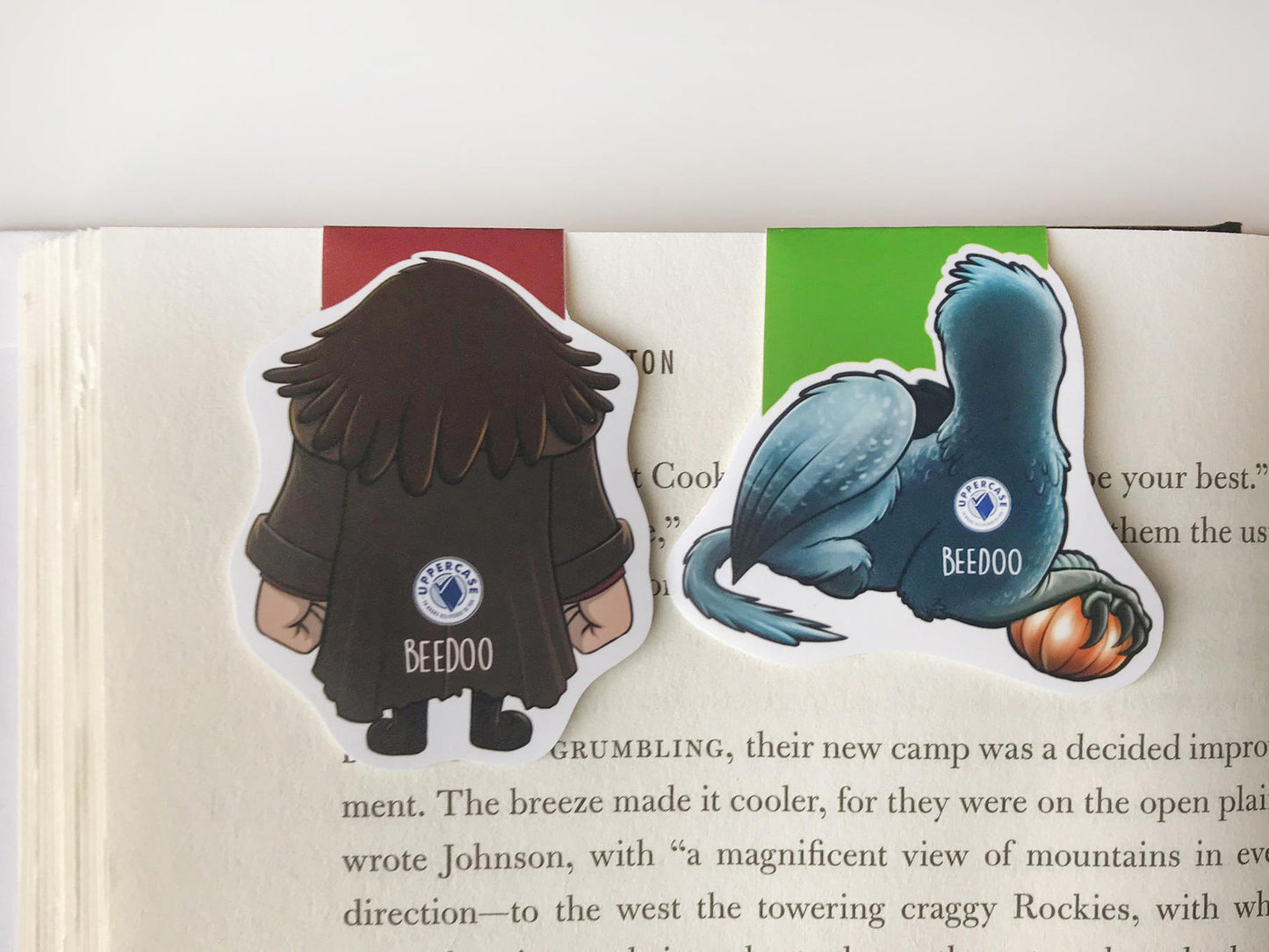 Grounds Keeper And Gryphon Magnetic Bookmarks
