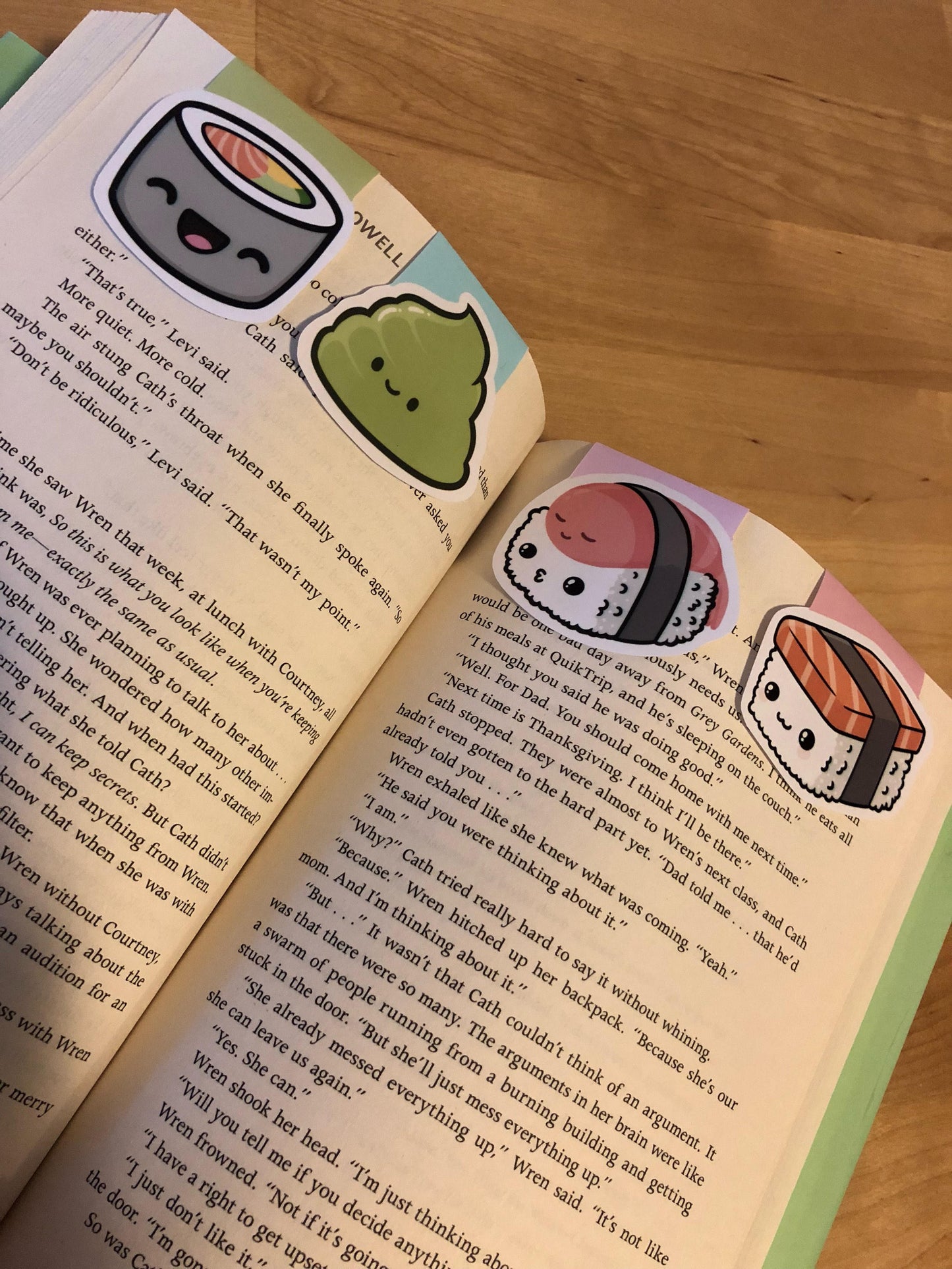 Cute Sushi Magnetic Bookmark Set 2.0