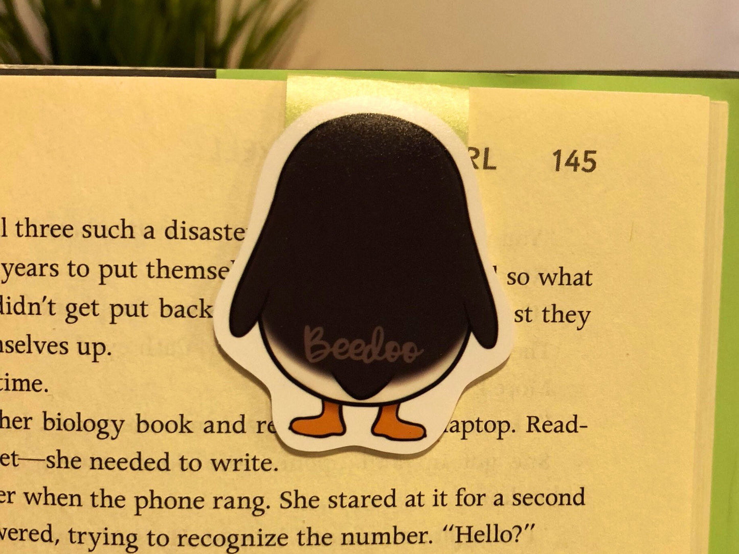 Space Bird Magnetic Bookmark