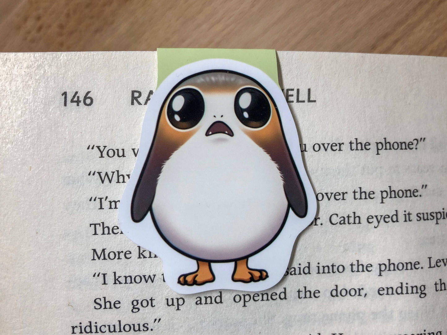 Space Bird Magnetic Bookmark