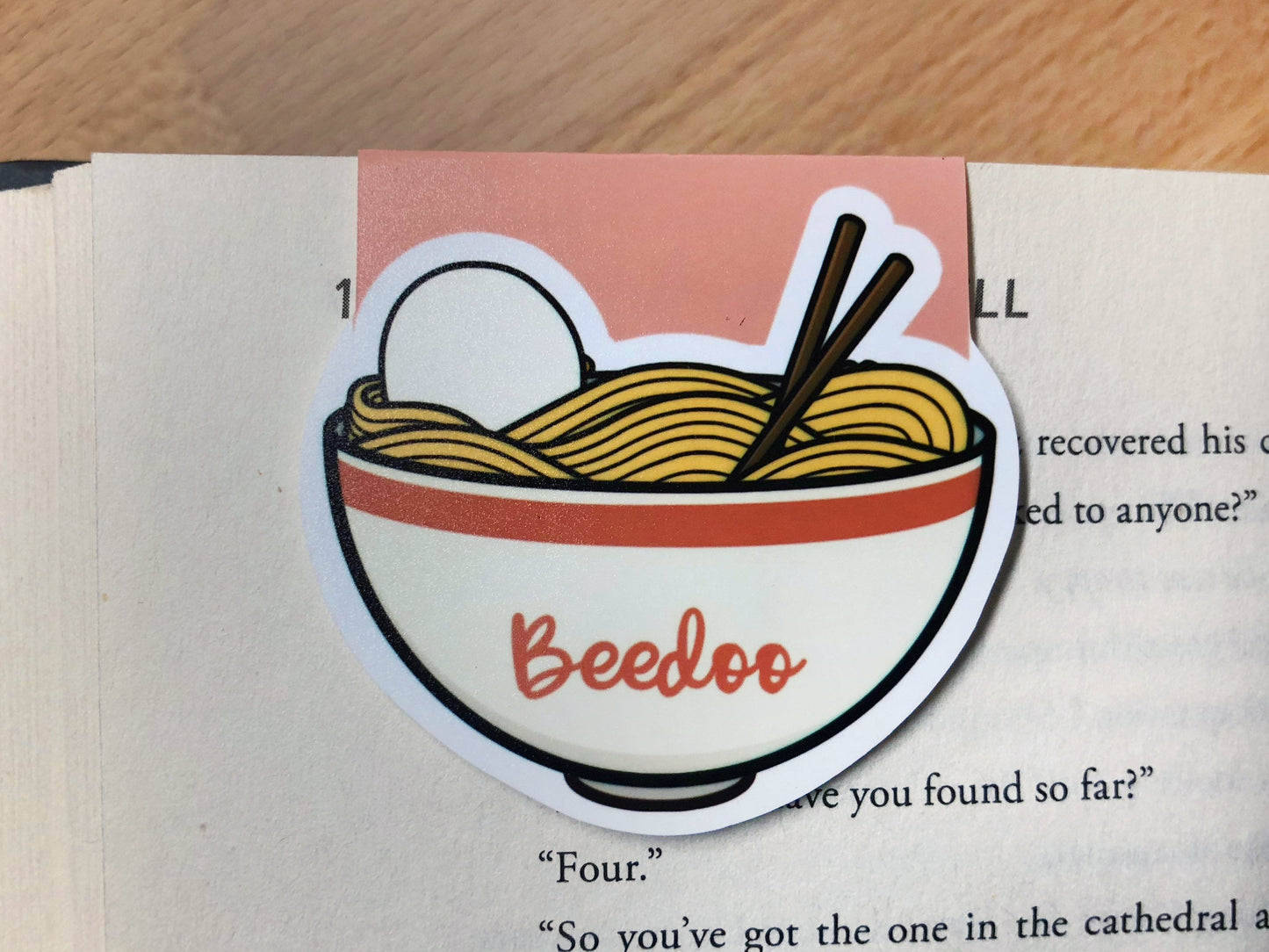 Ramen Magnetic Bookmark