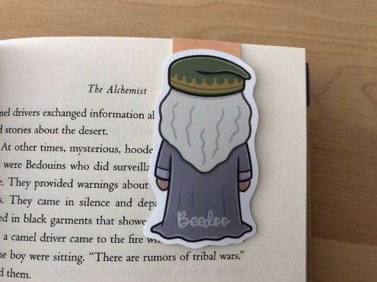 Wizard Professor Magnetic Bookmark
