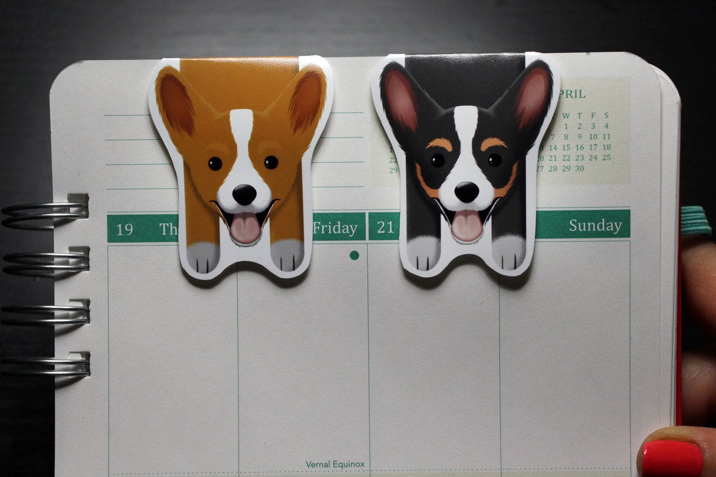 Corgi Magnetic Bookmark