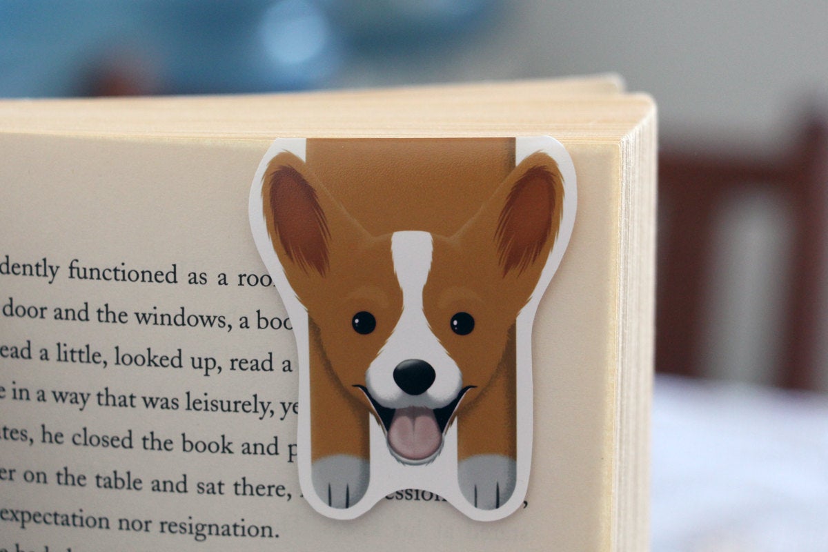Corgi Magnetic Bookmark