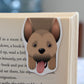 German Shepherd Magnetic Bookmark