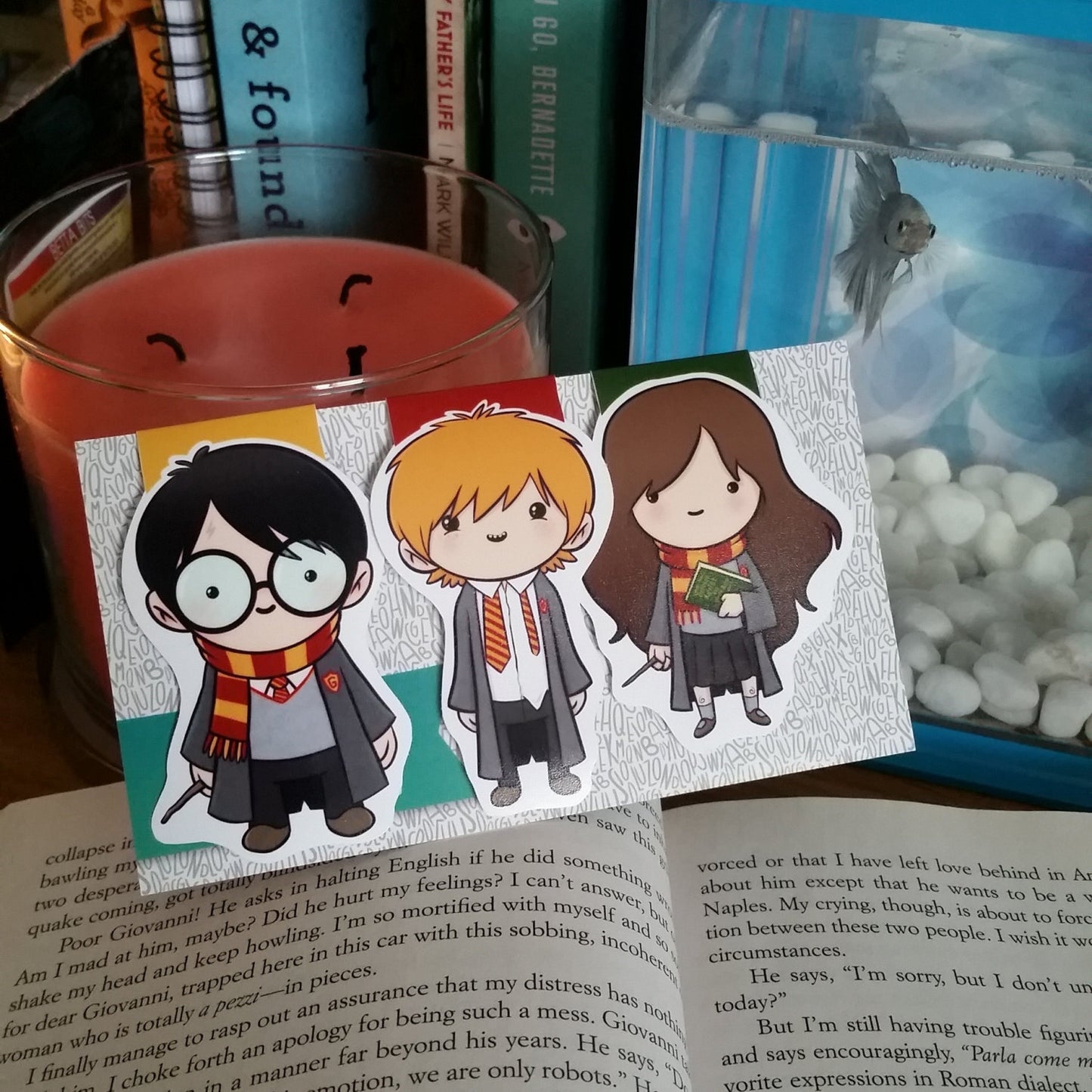 Trio Of Wizards Magnetic Bookmark Set 1.0