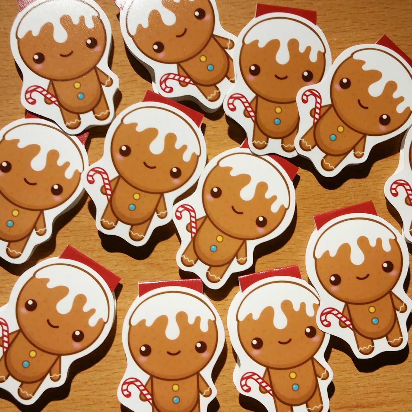 Gingerbread Man Magnetic Bookmark