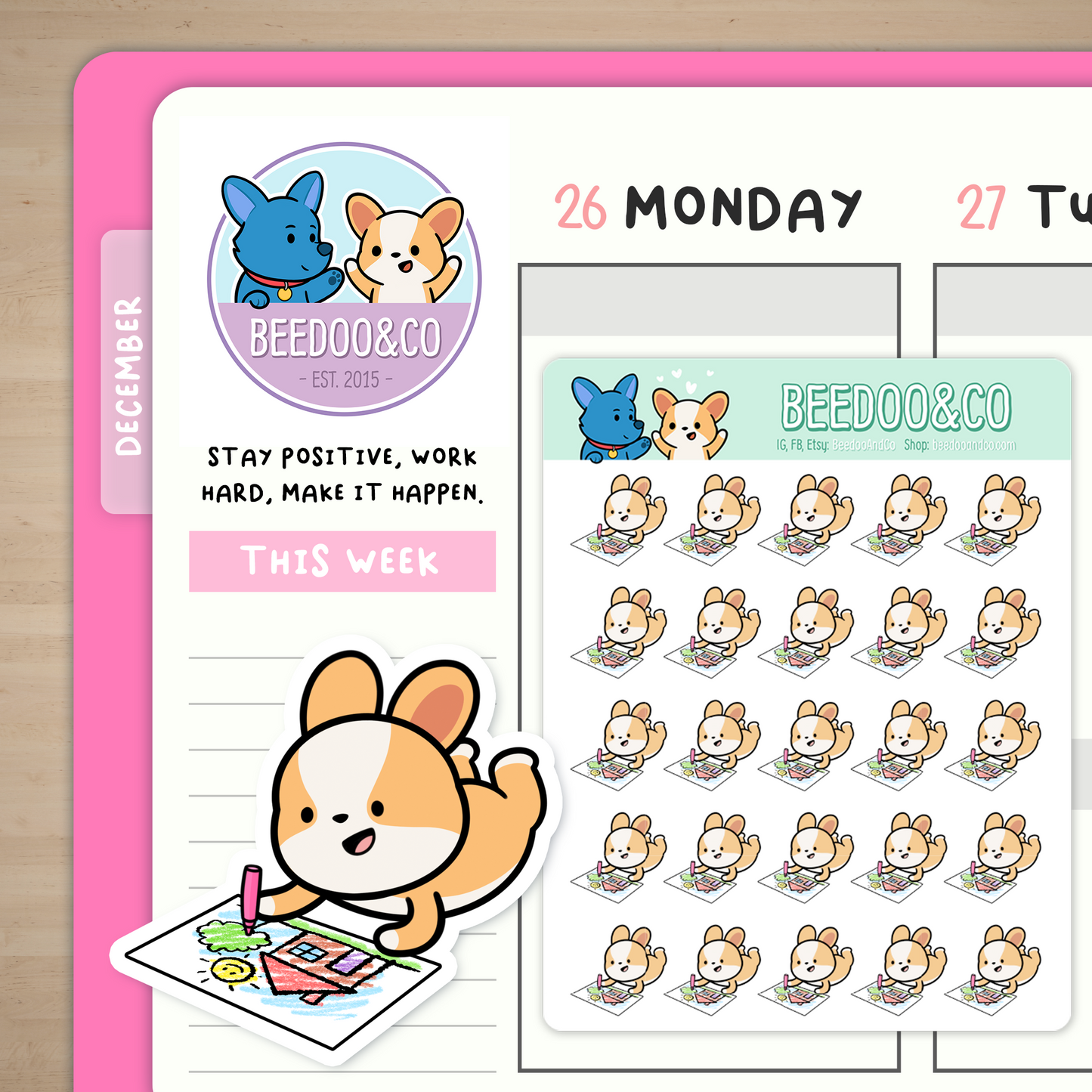 Doodles Planner Stickers
