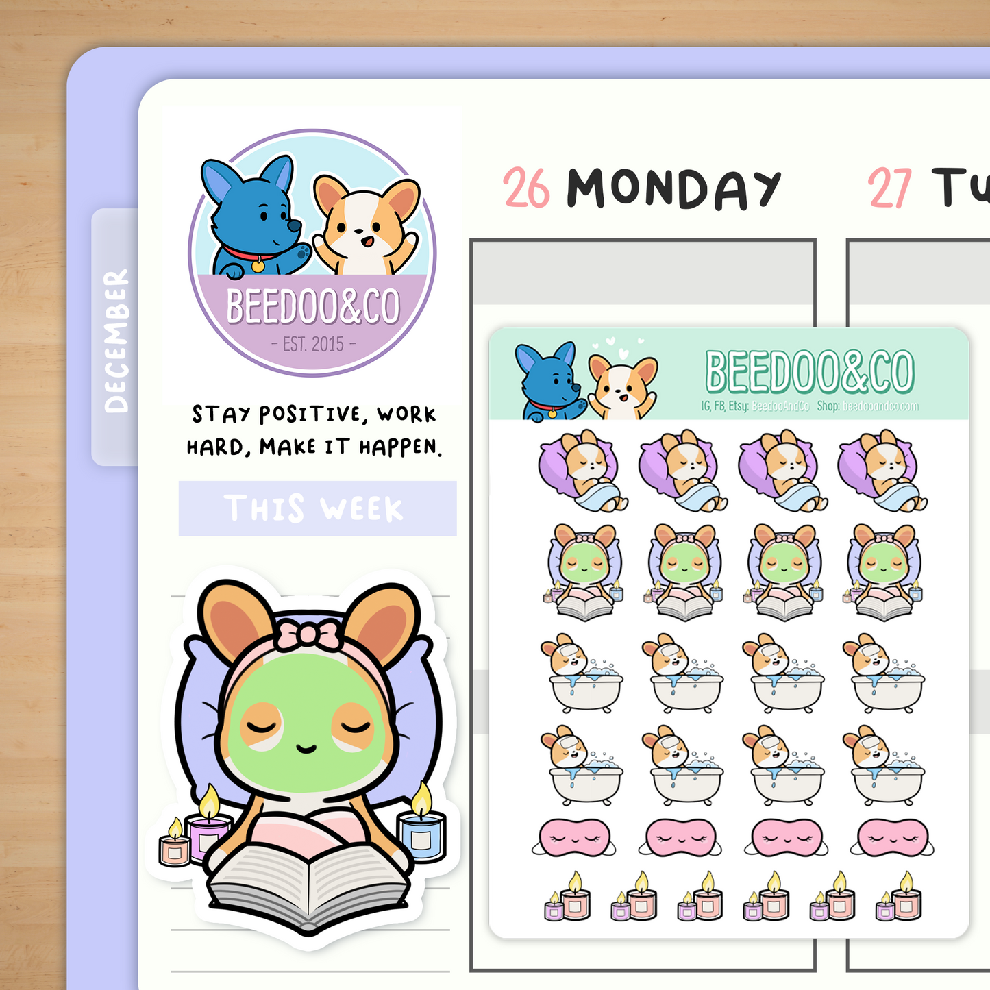 Self Care Planner Stickers