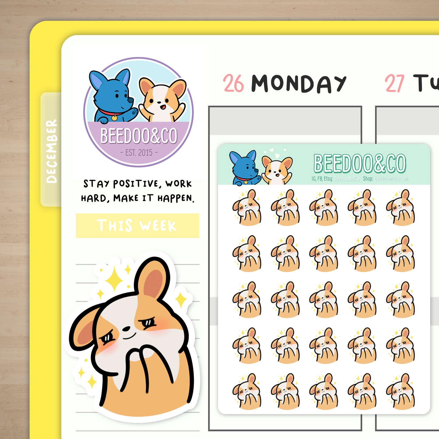 Sparkle Planner Stickers