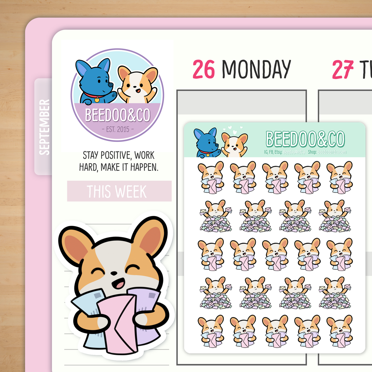 Happy Mail 1 Planner Stickers