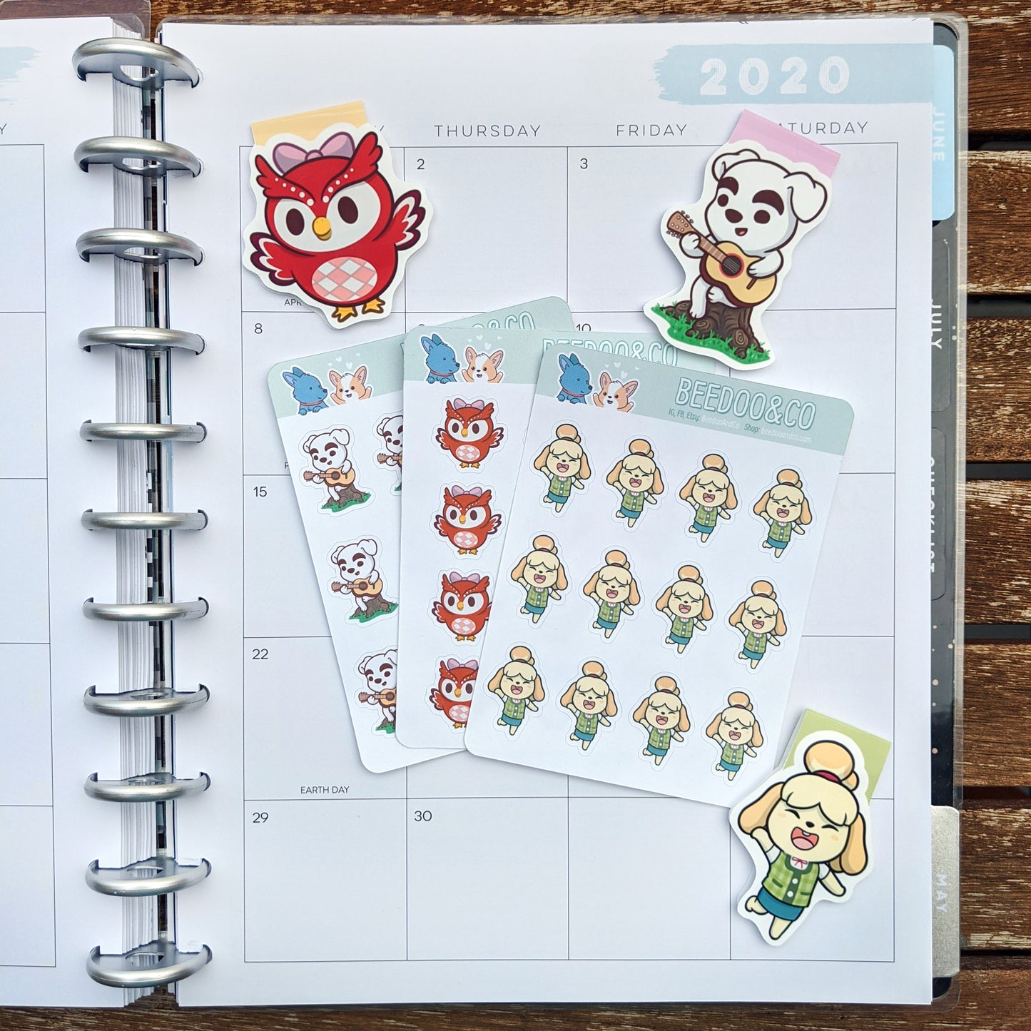 Animal Island Planner Stickers