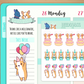 Hand Drawn Birthday Planner Stickers