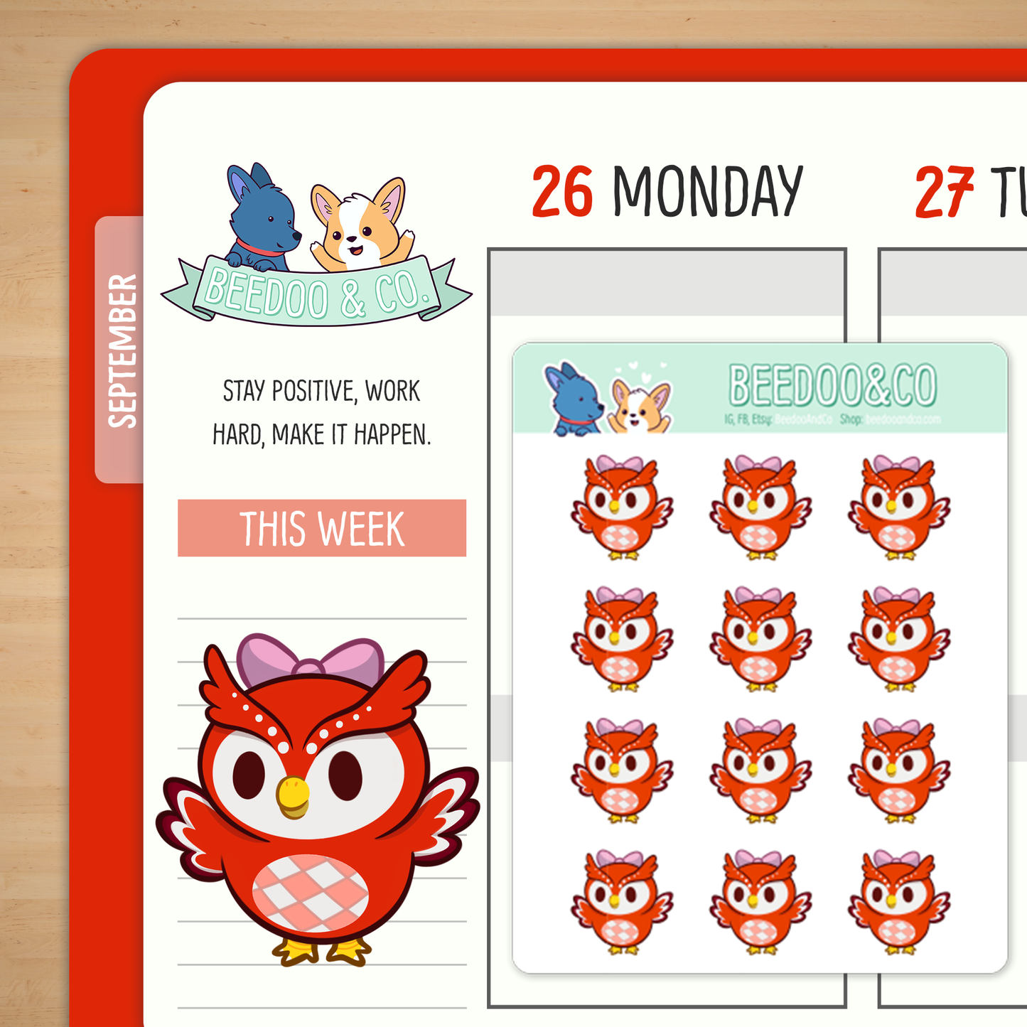 Animal Island Planner Stickers