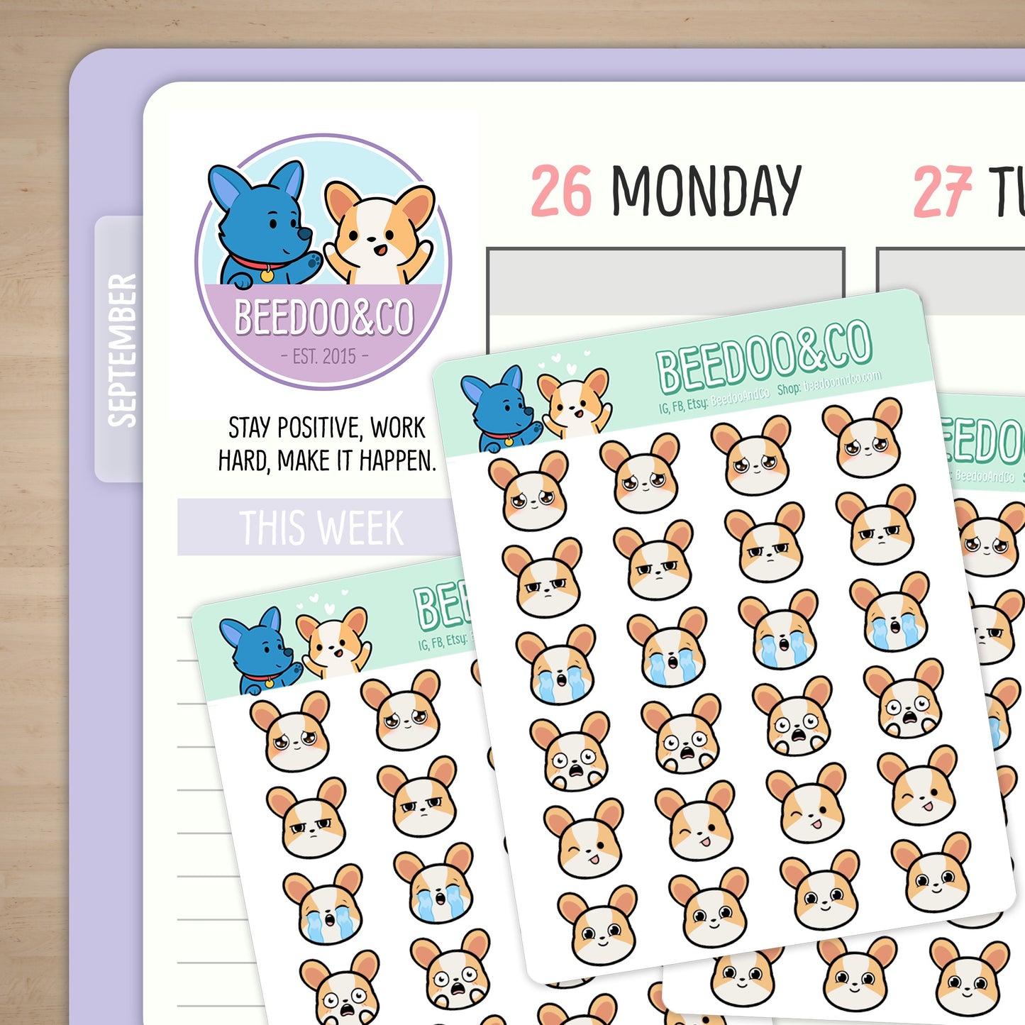 Miso Emoji Vol 1 Planner Stickers
