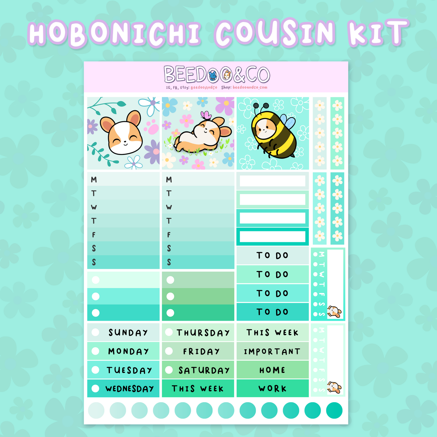Hobonichi Cousin Summer Kit