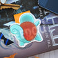 Water Turtle Magnetic Bookmark