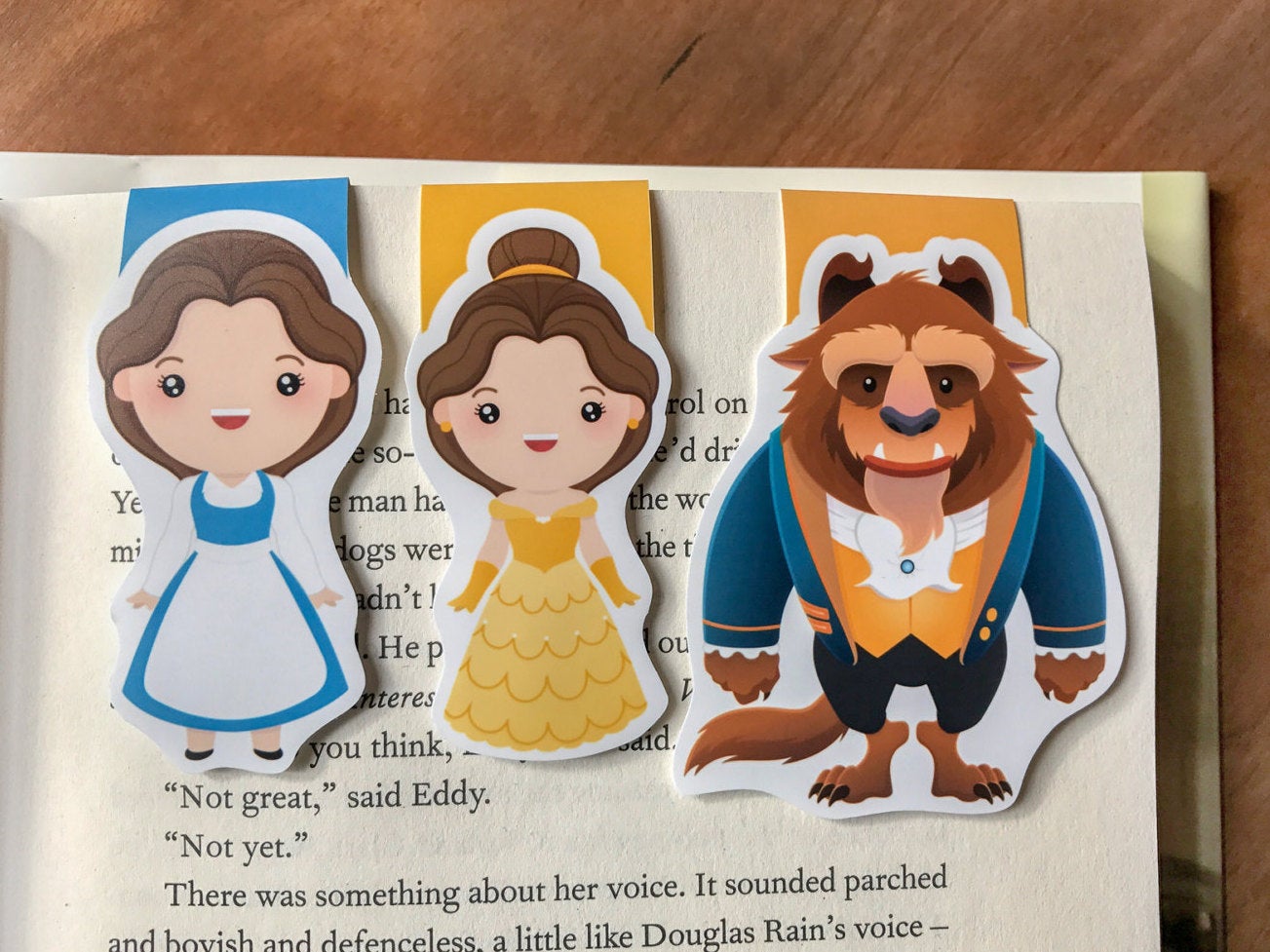 Beauty And Beast Magnetic Bookmarks Set