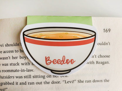 Miso Soup Magnetic Bookmark