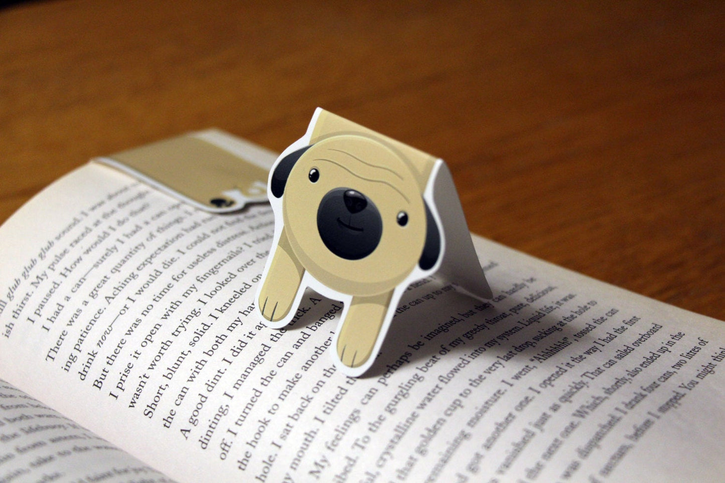 Pug Magnetic Bookmark