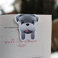 Schnauzer Magnetic Bookmark